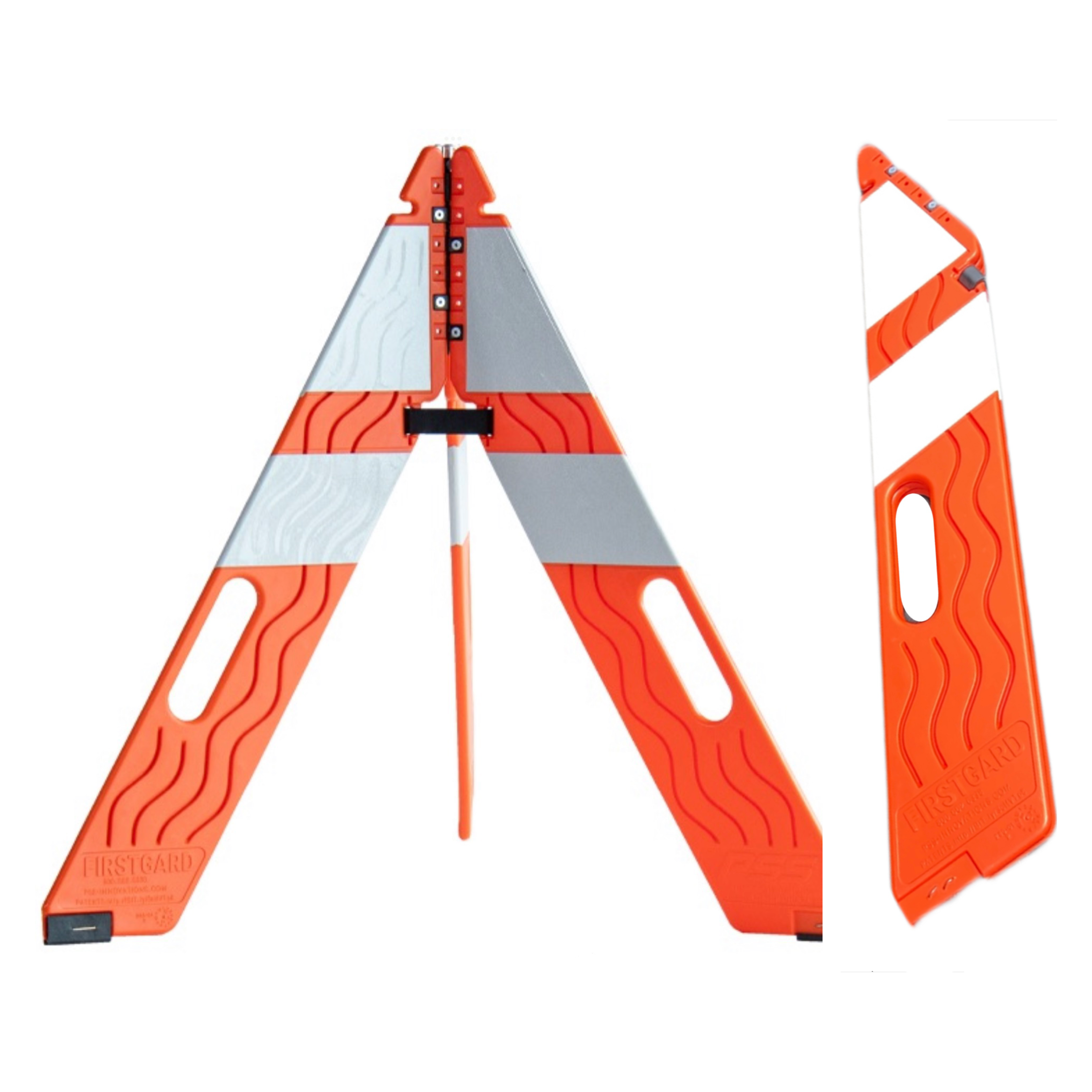 FirstGard Foldable Cones open and folded